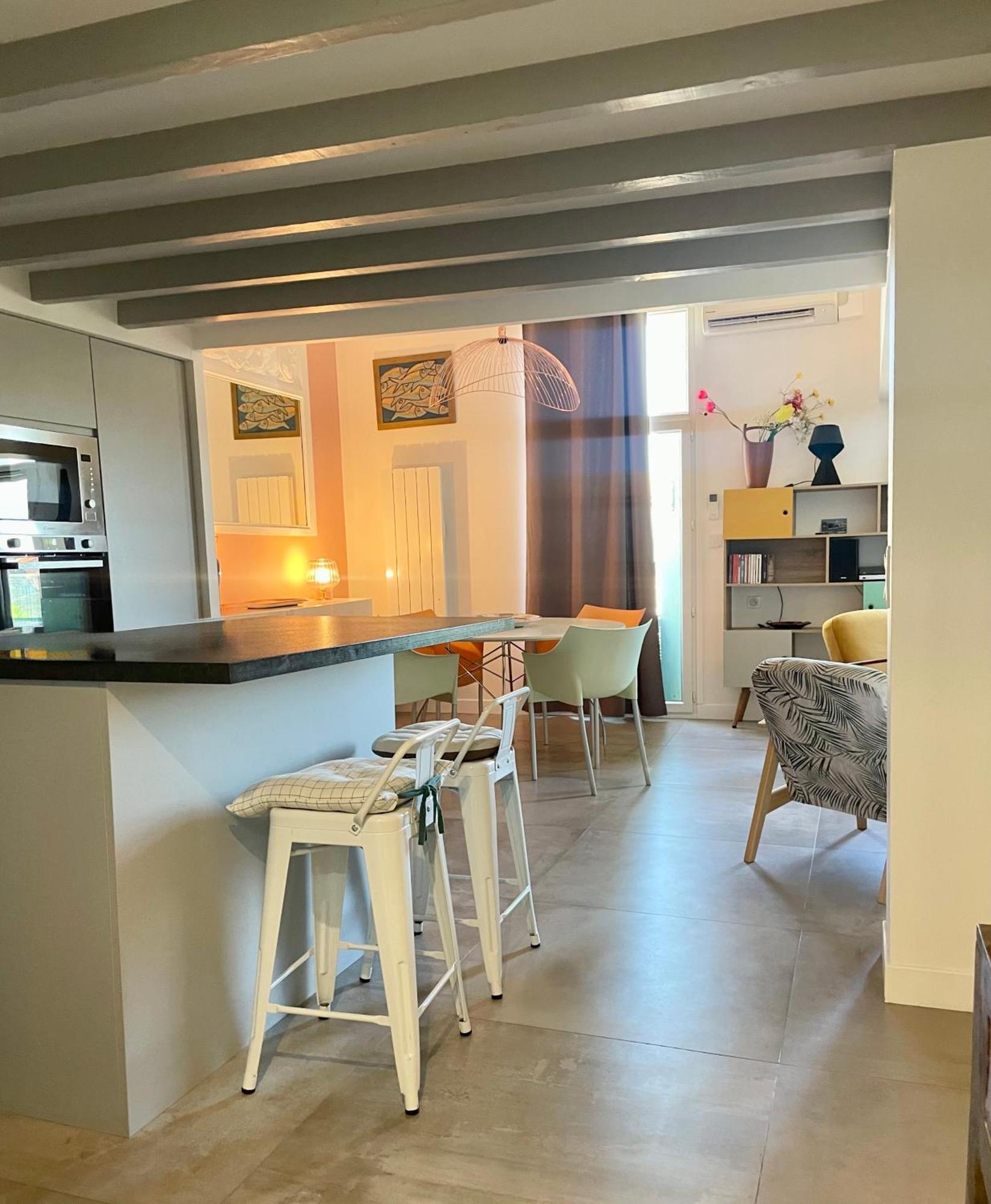 "Zarago 3" T3 Design En Duplex A 2 Pas Du Centre Ville Sète Exterior foto